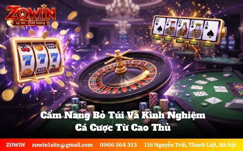 Cẩm Nang Bỏ Túi Và Kinh Nghiệm Cá Cược Từ Cao Thủ