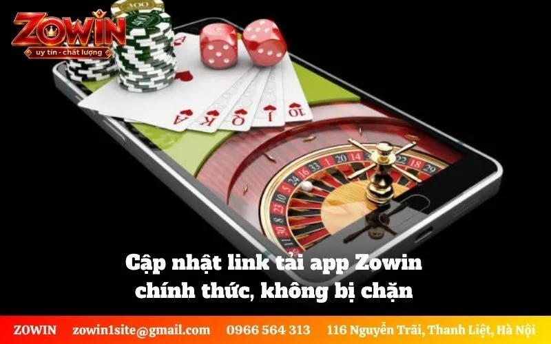 Cập nhật link tải app Zowin chính thức, không bị nhà mạng chặn