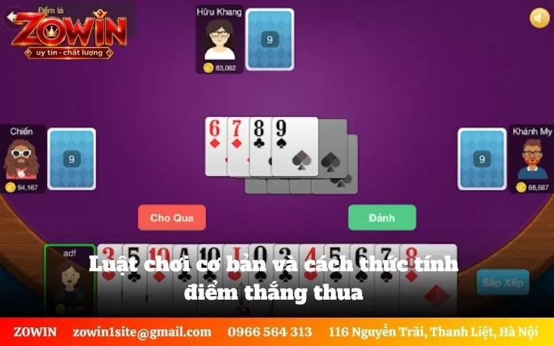 Luật chơi cơ bản và cách thức tính điểm thắng thua