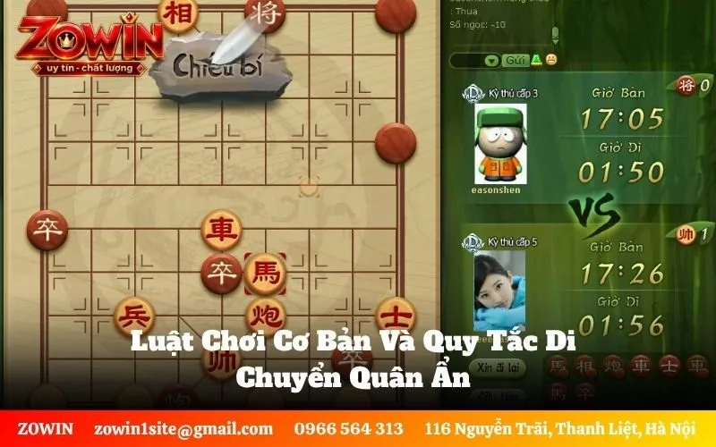 Luật Chơi Cơ Bản Và Quy Tắc Di Chuyển Quân Ẩn