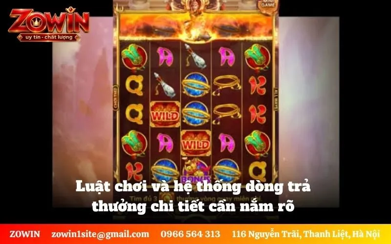 Luật chơi và hệ thống dòng trả thưởng chi tiết cần nắm rõ