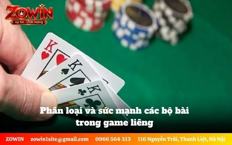 Phân loại và sức mạnh các bộ bài trong game liêng