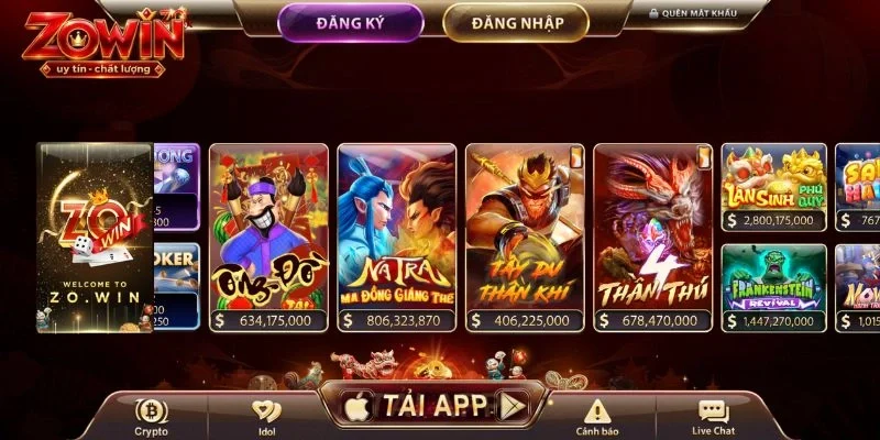 Sảnh nổ hũ với nhiều chủ đề và cơ chế thưởng